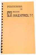 Mazak Mazatrol T-1 Operation Manual